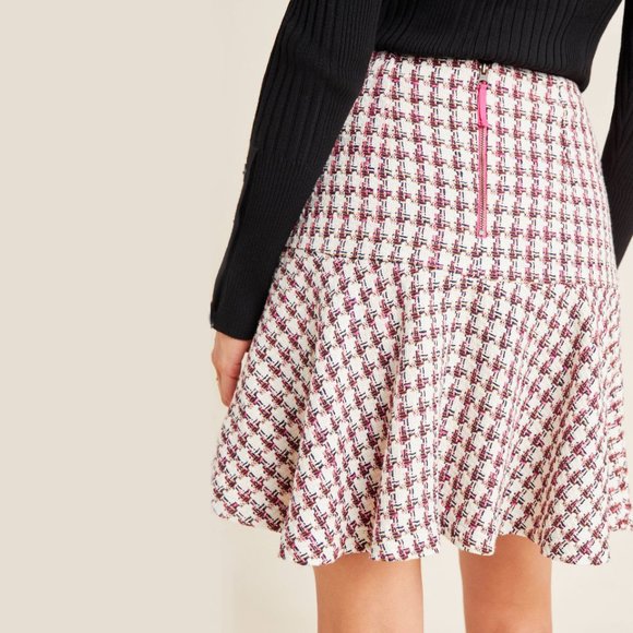 Anthropologie Bobbie Plaid Flounced Mini Skirt - Picture 4 of 11
